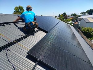Solar panels in Christchurch